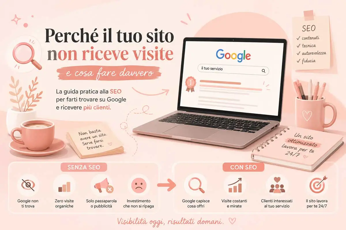 Perché il tuo sito non riceve visite