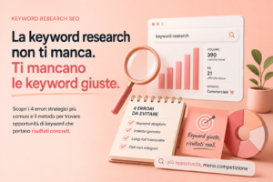La keyword research non ti manca. Ti mancano le keyword giuste.